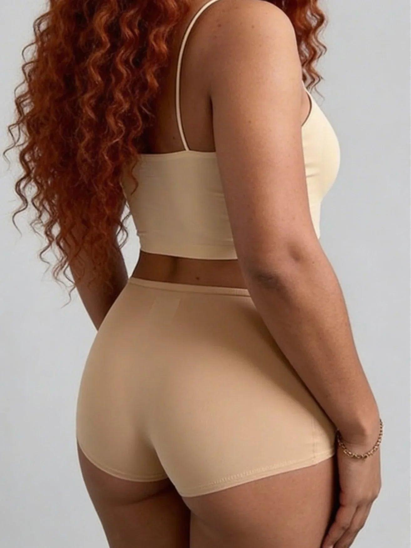 everydayease-breathable-mid-waist-shorts-beige-7237474 - ILARIA Intimates
