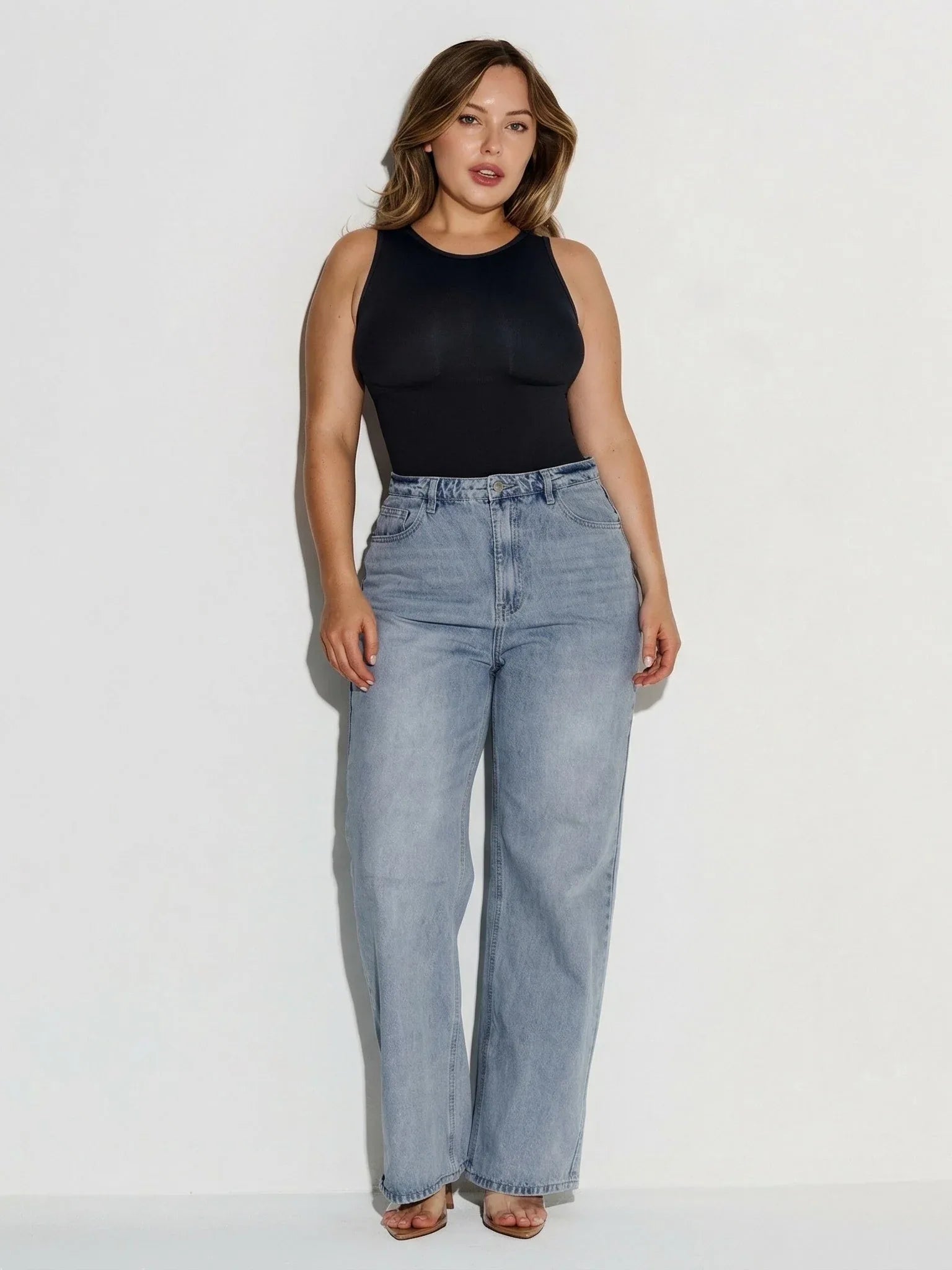 smoothlayer-bodysuit-obsidian-seamless-round-neck-shaper-6130051 - ILARIA Intimates