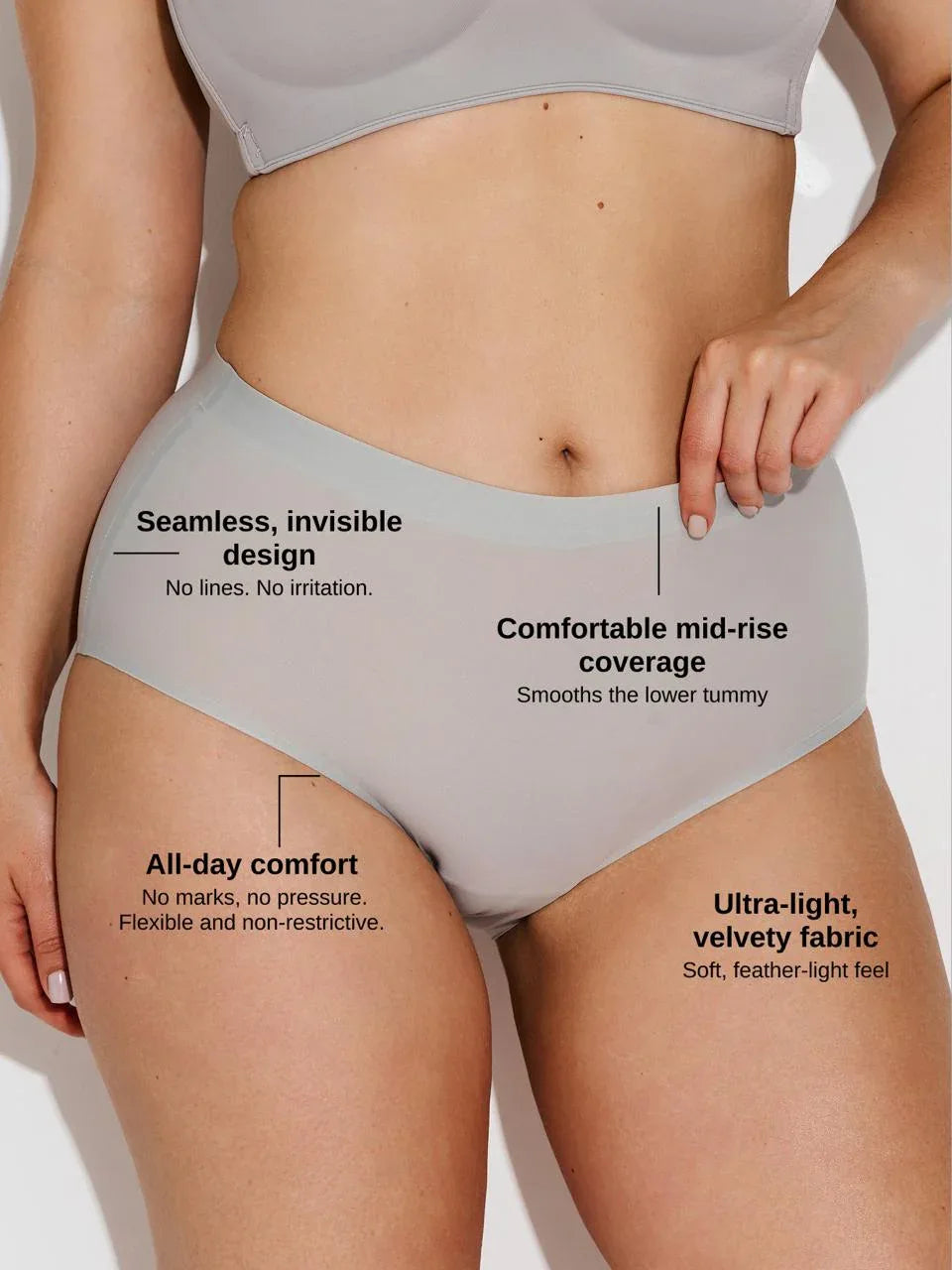 softline-briefs-dove-seamless-no-show-panties-with-cotton-gusset-1855868 - ILARIA Intimates