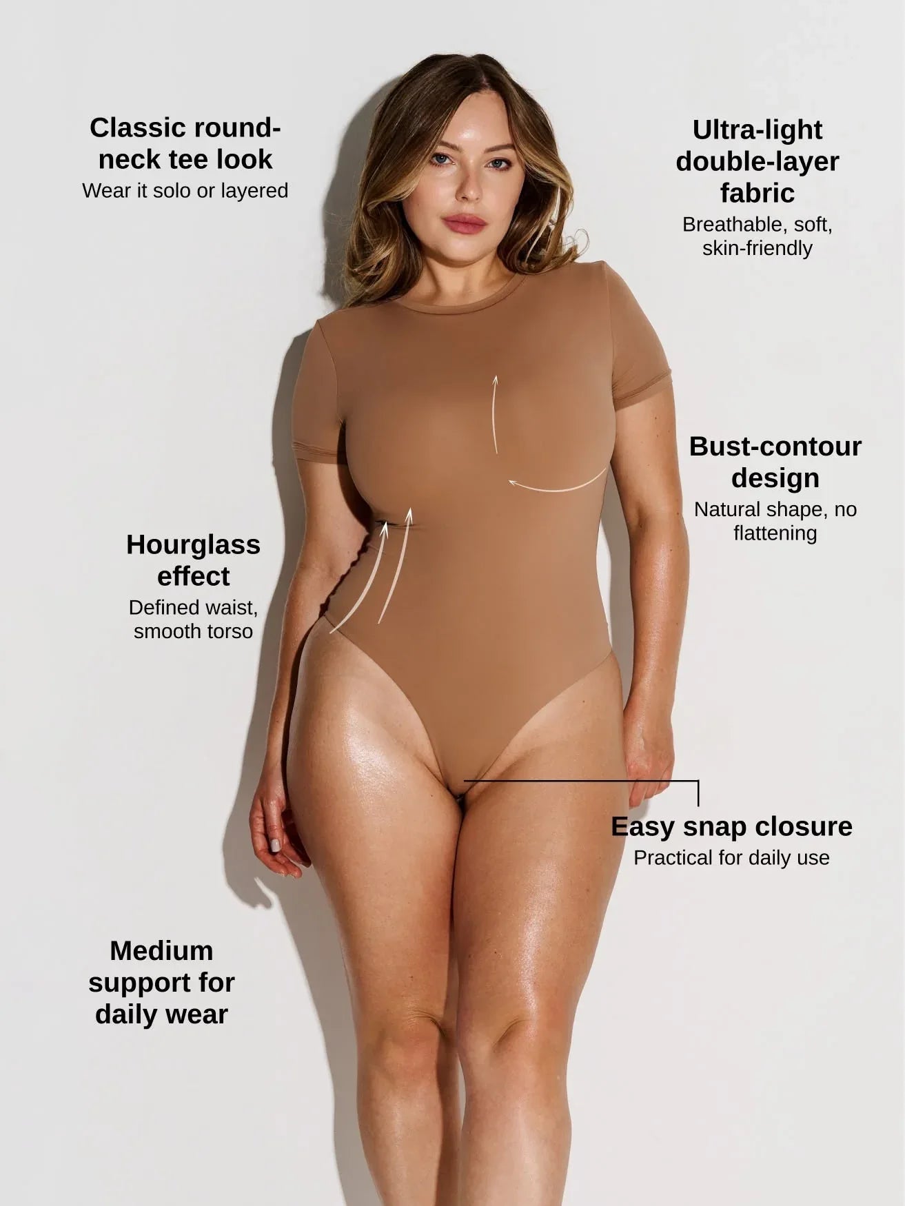 streetform-bodysuit-slim-fit-short-sleeve-with-snap-closure-5322170 - ILARIA Intimates