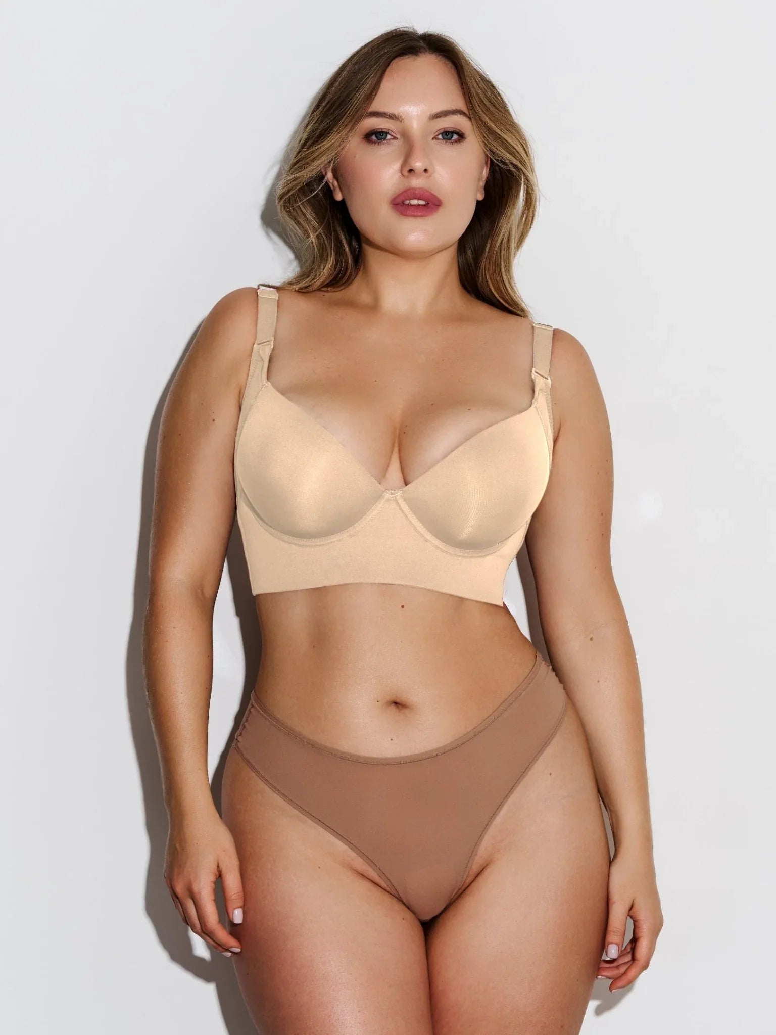 wideease-sculpt-bra-the-effortless-push-up-beige-9225941 - ILARIA Intimates