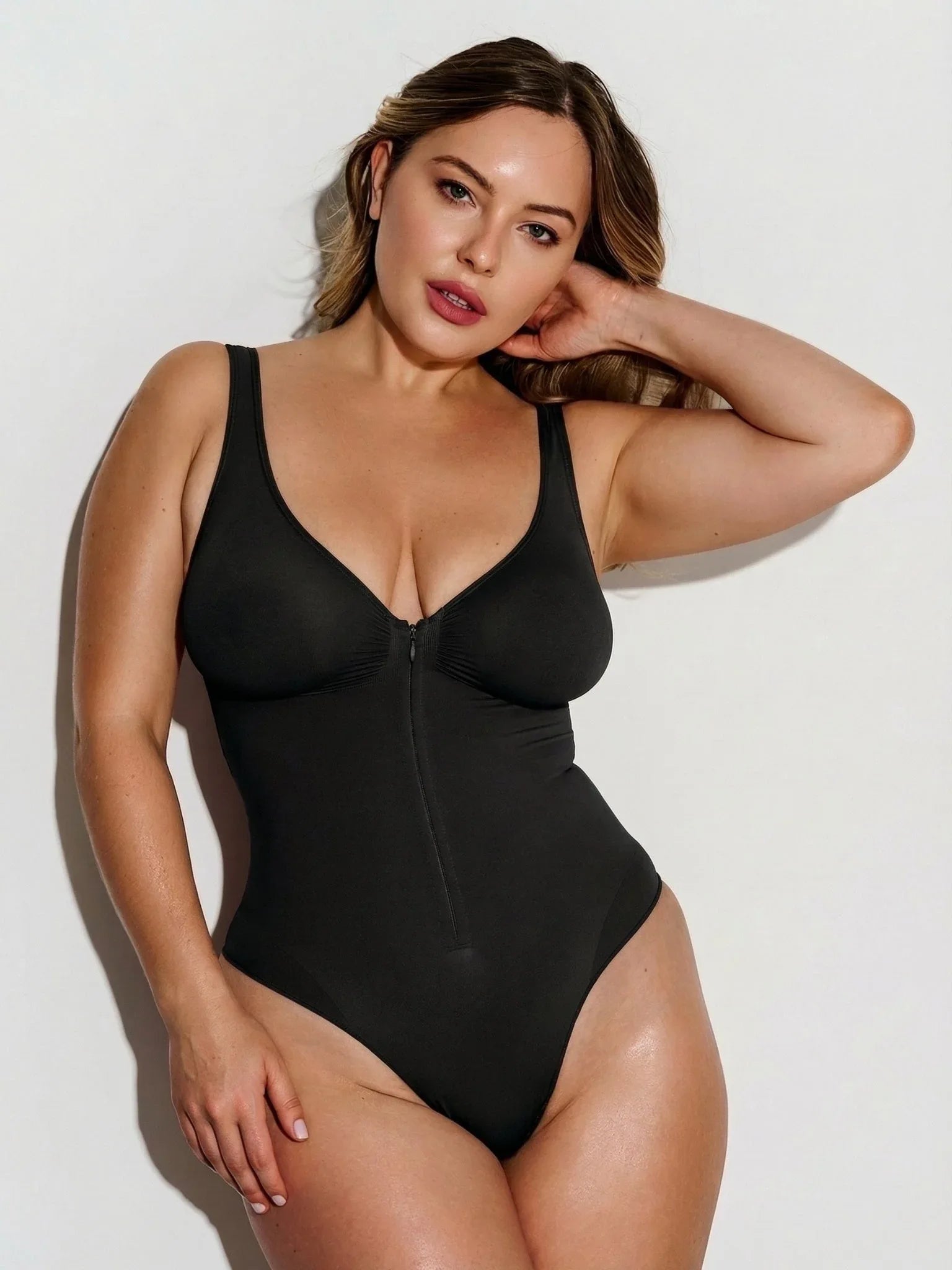 zipsculpt-bodysuit-the-effortless-hourglass-obsidian-5523932 - ILARIA Intimates