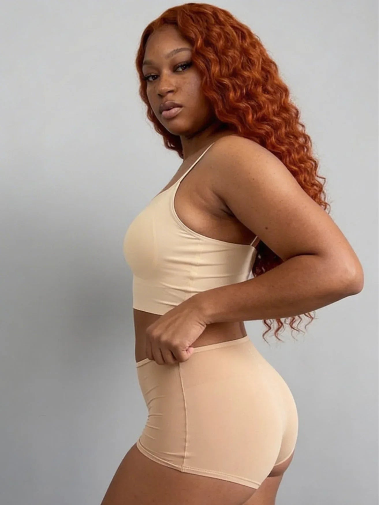 everydayease-breathable-mid-waist-shorts-beige-6787116 - ILARIA Intimates 