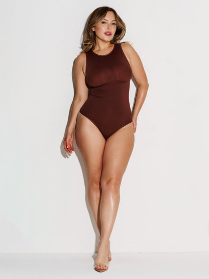 SmoothLayer Bodysuit – Seamless Round Neck Shaper - ILARIA Intimates