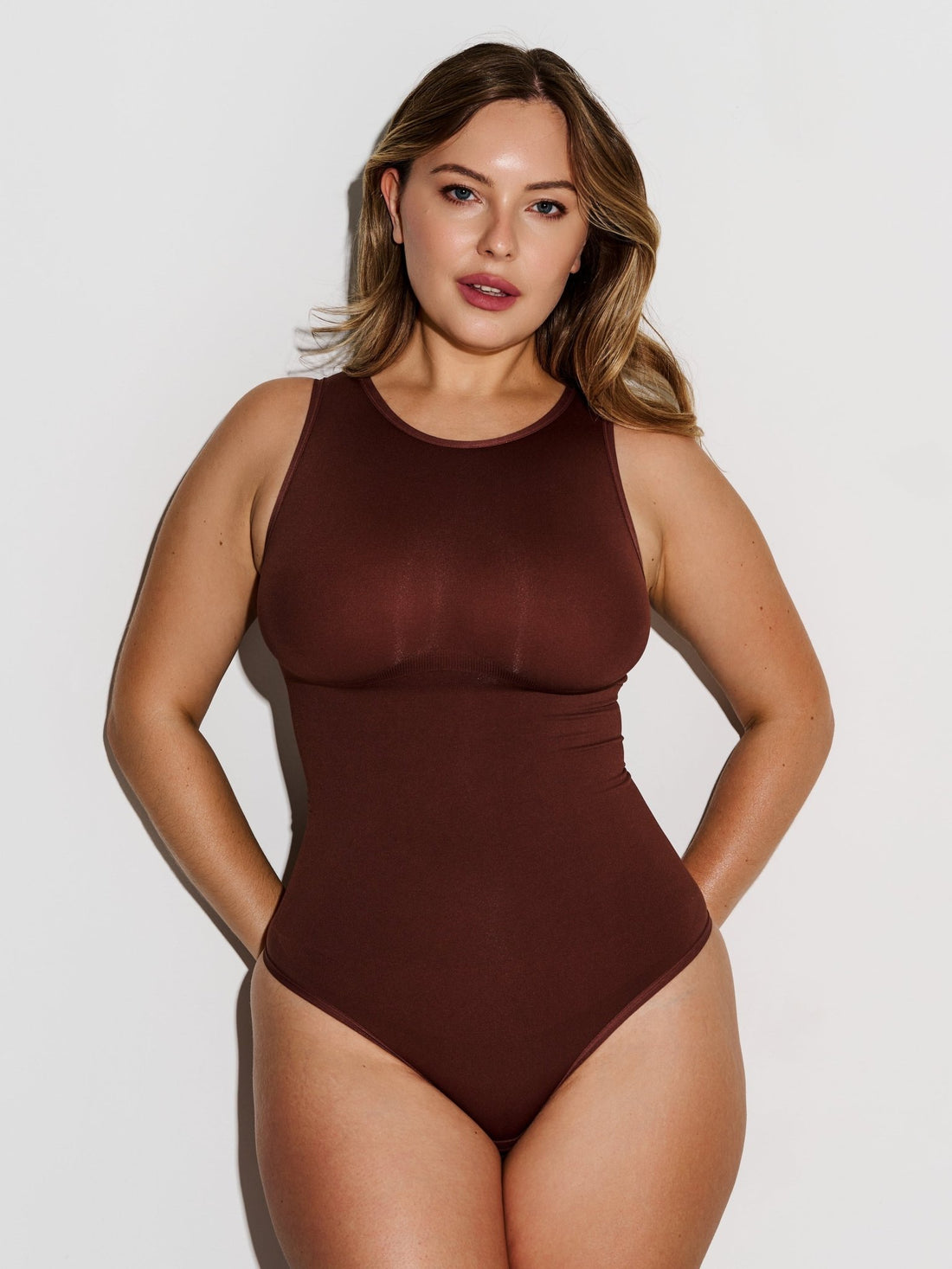 SmoothLayer Bodysuit – Seamless Round Neck Shaper - ILARIA Intimates