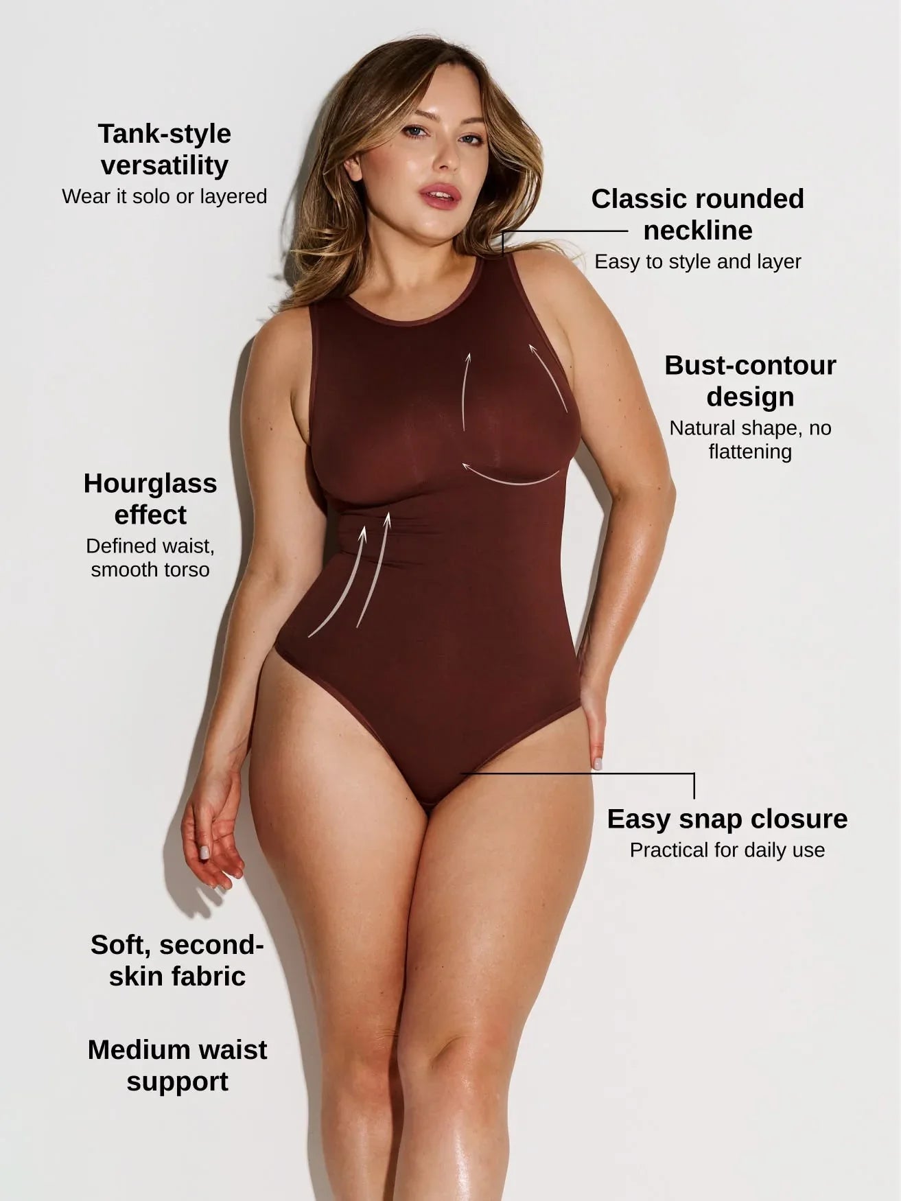 smoothlayer-bodysuit-seamless-round-neck-shaper-8142747 - ILARIA Intimates 