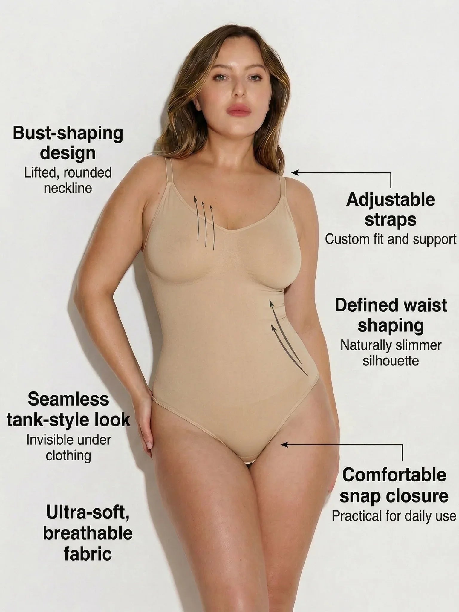 softsculpt-bodysuit-the-second-skin-cream-shaper-8950969 - ILARIA Intimates 