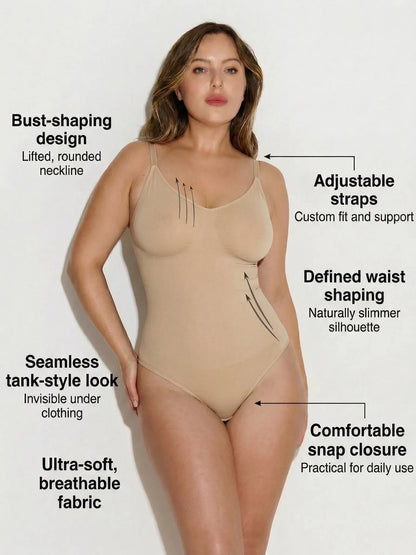 softsculpt-bodysuit-the-second-skin-cream-shaper-8950969 - ILARIA Intimates 